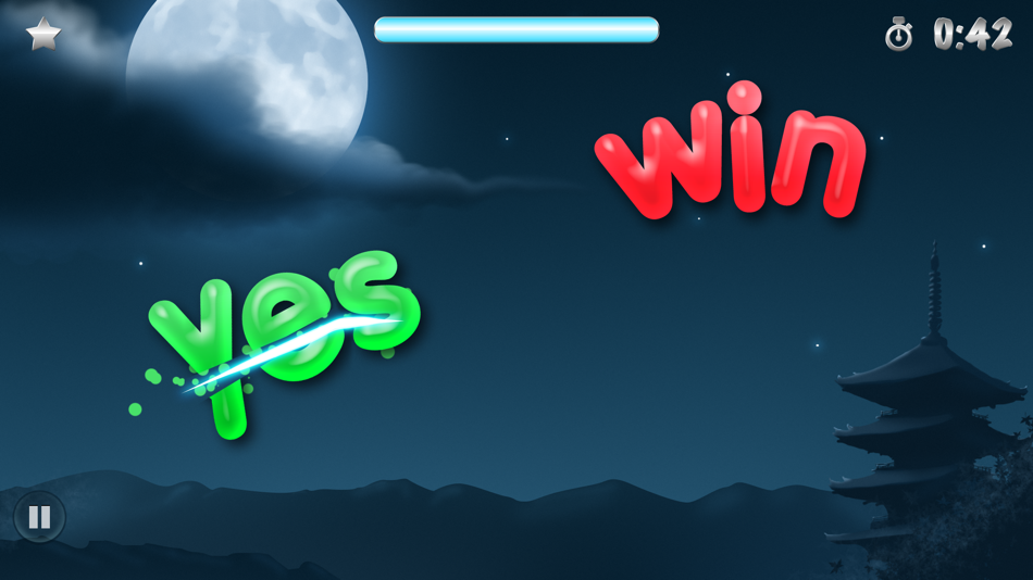 #2. Reading Ninja - The Learn To Read Slicing Game (iOS) By: Innovative Mobile Apps