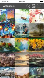 How to cancel & delete wallpapers collection painting edition 4