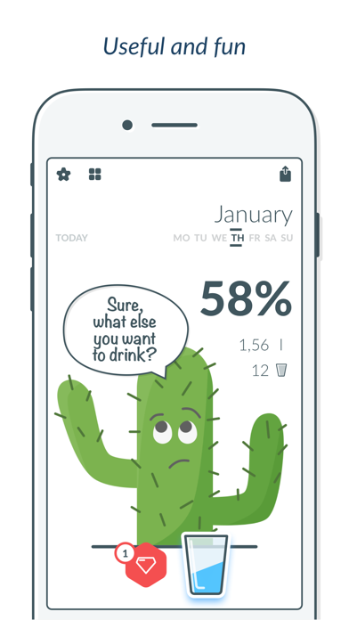 Screenshot #3 pour PEP: Drink the Water diet app