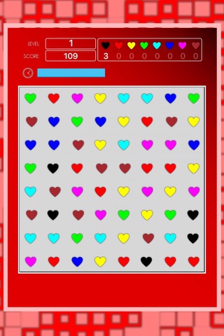 I Love Hearts - Casual 3 Gems Game - Free screenshot 2