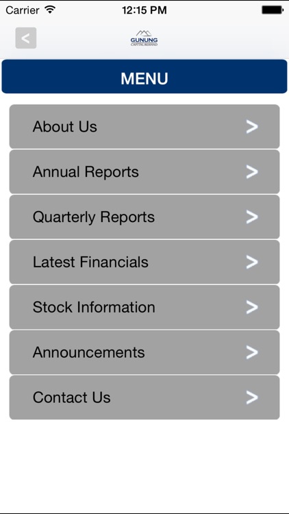 Gunung Investor Relations