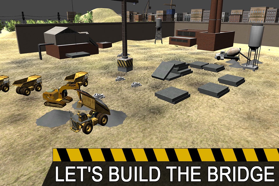 Bridge Construction Simulator - Offroad building simulation game screenshot 3