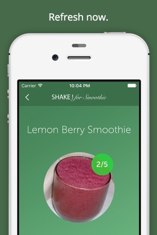 Shake for Smoothie - 120 Green Healthy Smoothie suggestions based on the ingredients you have screenshot 3