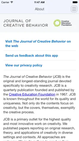 Game screenshot The Journal of Creative Behavior apk