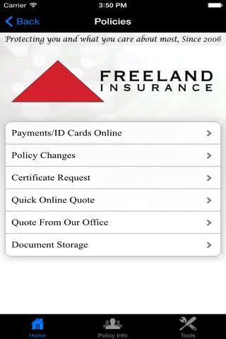 Freeland Insurance screenshot 4