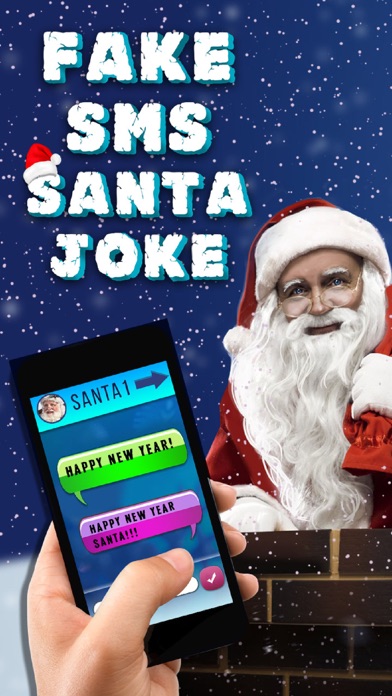 Screenshot #1 pour Fake SMS Santa Joke