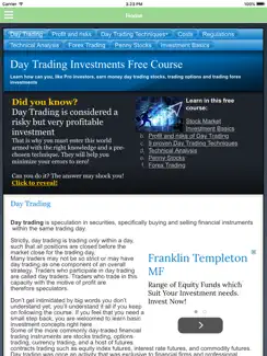 Day Trading (intraday) Course iPad image 3