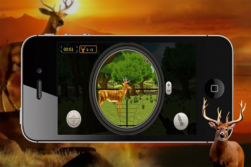 Exotic Deer Hunting 3D - Hunt the Stags in Beautiful Forest to become The Best Hunter of Season screenshot 4