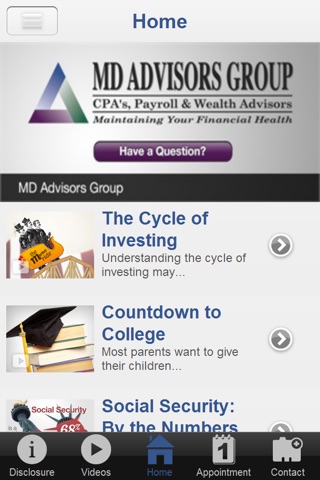 MD Advisors Group screenshot 2