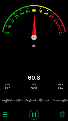 Sound Meter SE - Noise Power Level and Decibel Meter screenshot 1