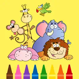 Printable Animal Coloring Worksheets for Pre K & Kindergarten app icon