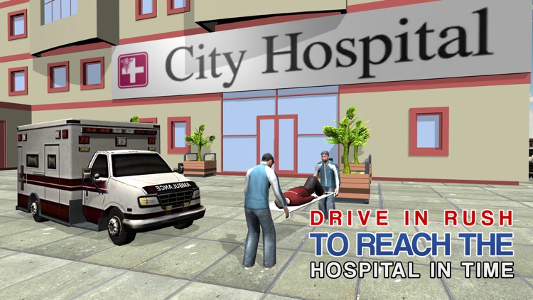 3D Ambulance Driver Simulator – Emergency vehicle driving & parking game screenshot-3