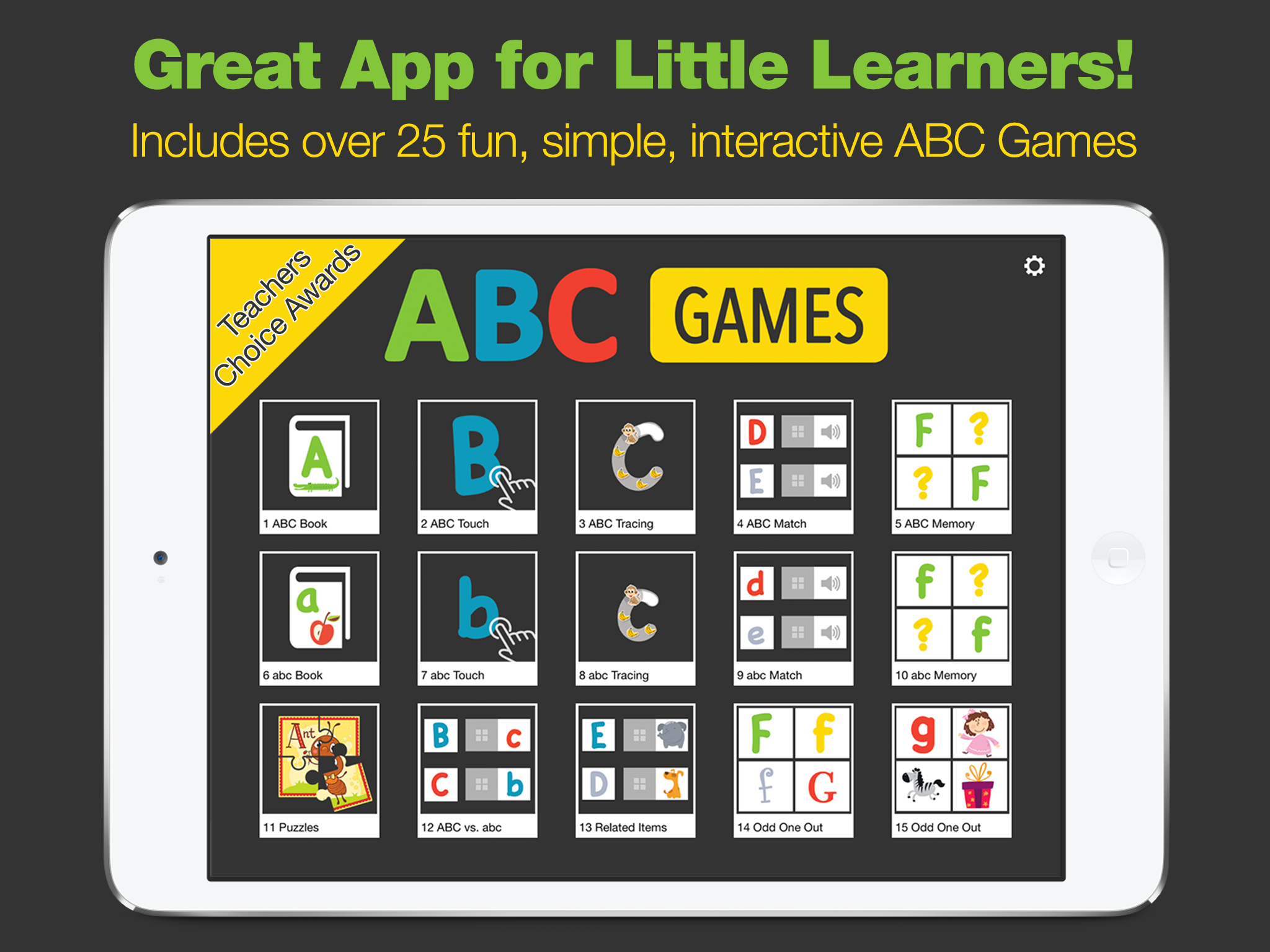 ABC Games - Over 25 Alphabet Letter & Phonics Games for Preschool & Kindergarten