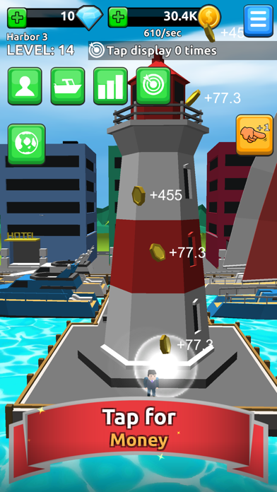 Harbor Tycoon Clicker By Softcen Ios United States - roblox shinobi life level up cheat with auto presser youtube