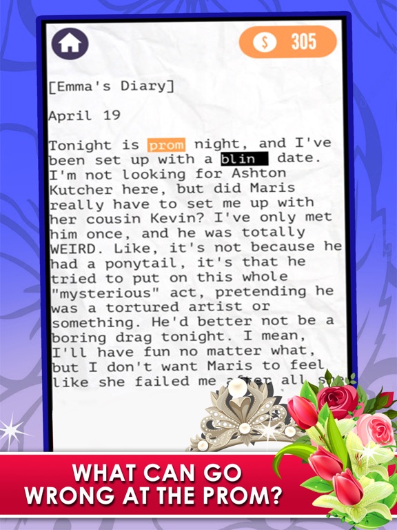 Prom Episode Choose Your Story - interactive high school love dating games for teen girl 2! iPad screenshot 1 - Games app