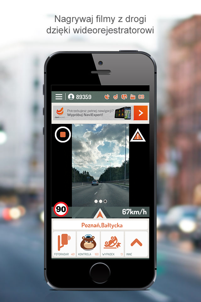 Rysiek - antyradar i wideorejestrator