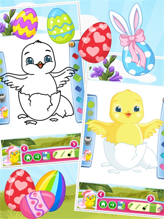 Easter Egg Coloring Book World Paint and Draw Game for Kids | App Price Drops