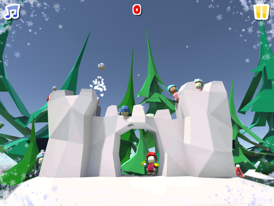 Screenshot #5 pour Snowball Fight: Winter Game