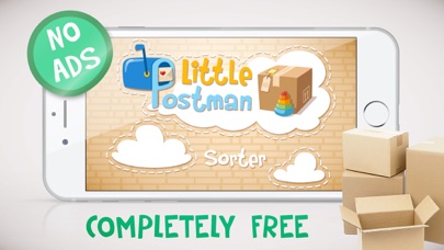 Screenshot #1 pour Little Postman - sorting by color, size and shape for early development of toddlers 2+ years