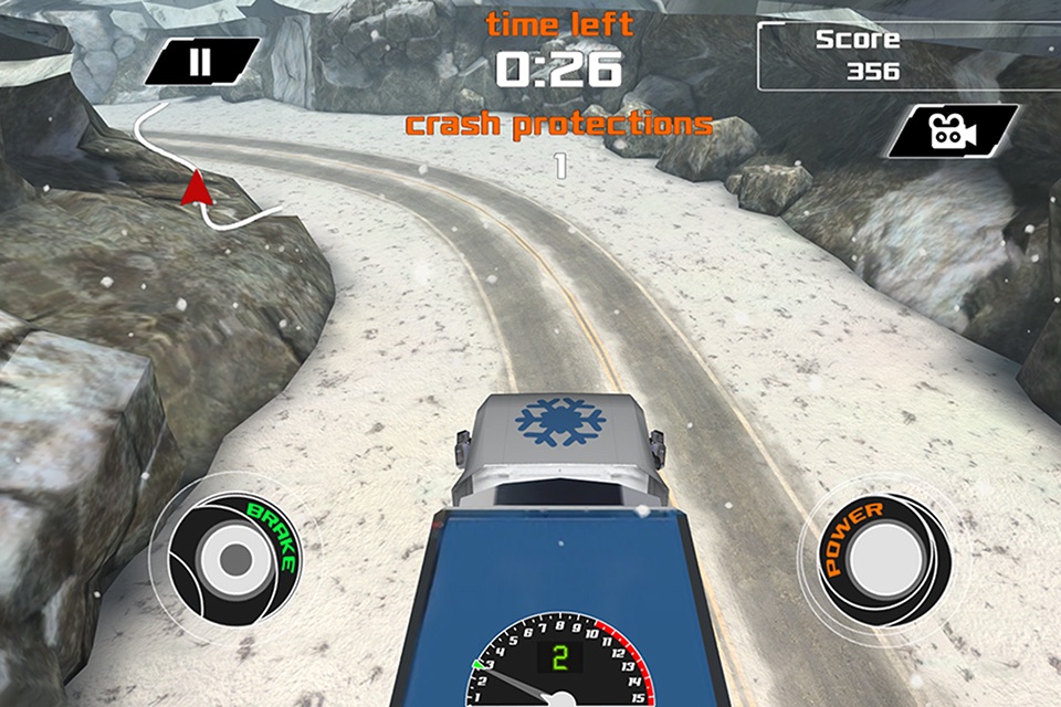 3D Semi Truck Ice Road Racing - eXtreme Nitro Boost Trucks Edition screenshot 4