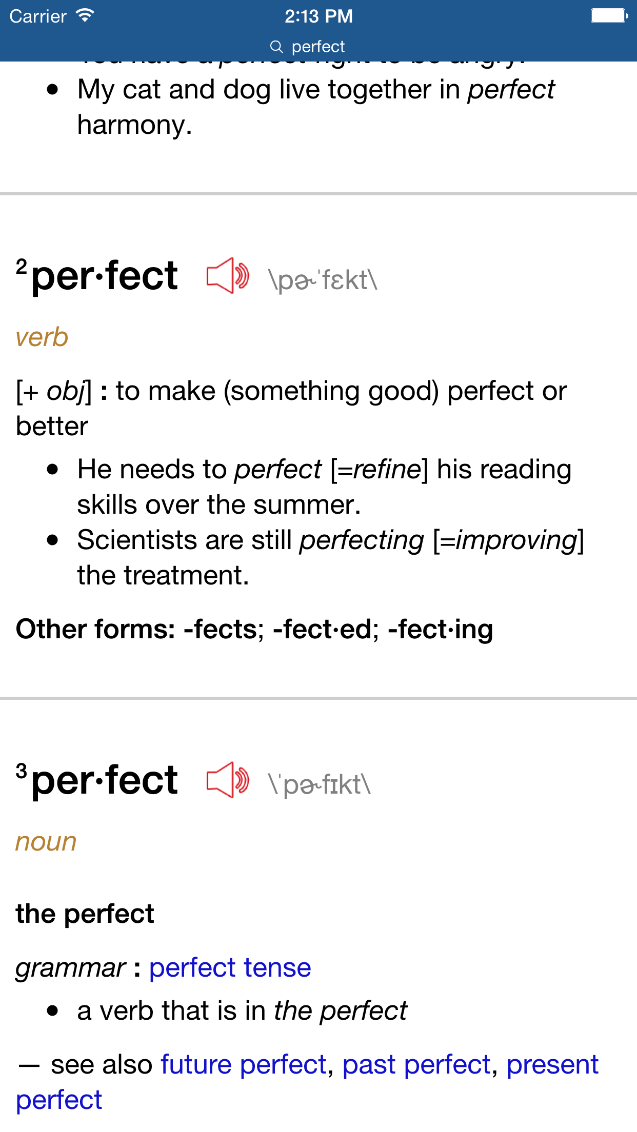 Learner's Dictionary - English