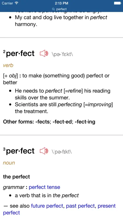 Screenshot 3 von 5 zu Learner's Dictionary - English