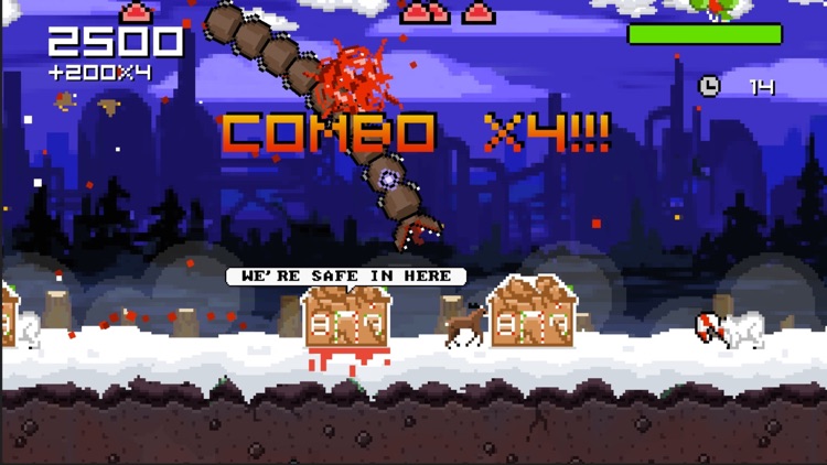 Super Mega Worm Vs Santa Saga