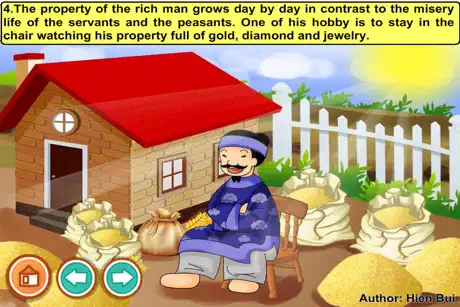 A greedy rich man (story and games for kids)