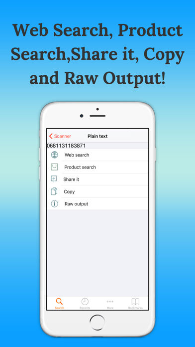 QR Reader- free iPhone screenshot