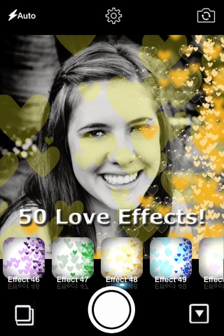 Fotocam Love - Adding Heart Shape Theme to your photo screenshot 2