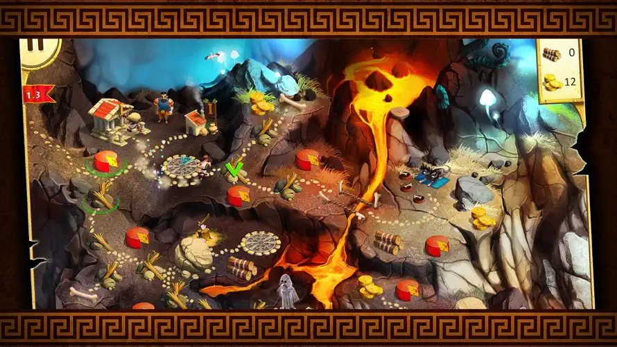 12 Labours of Hercules II: The Cretan Bull - A Strategy Hero Quest Game screenshot 1