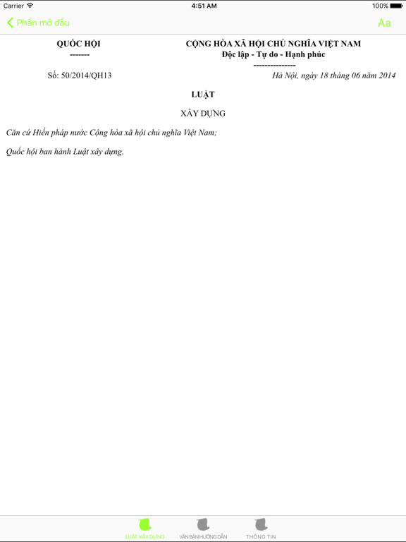 Screenshot #5 pour Luật Xây Dựng Năm 2014