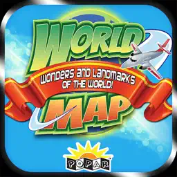 Popar World Map app icon