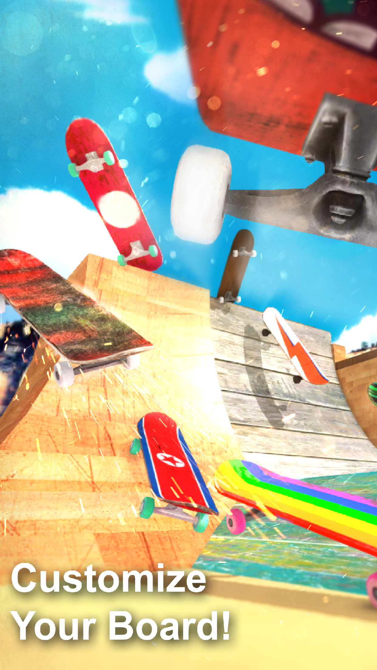 Epic Skate 3D -Free HD Skateboard Game screenshot 4