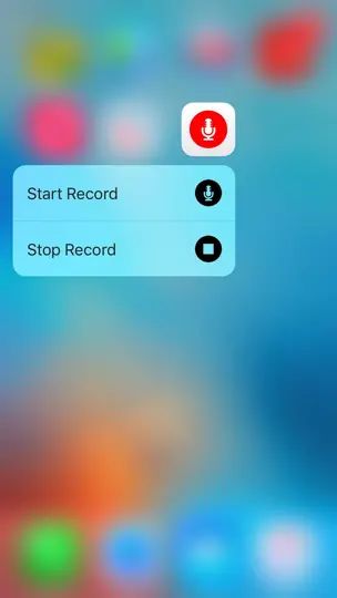 Screenshot von My Rec - Audio Aufnahmen auf dem iPhone 5