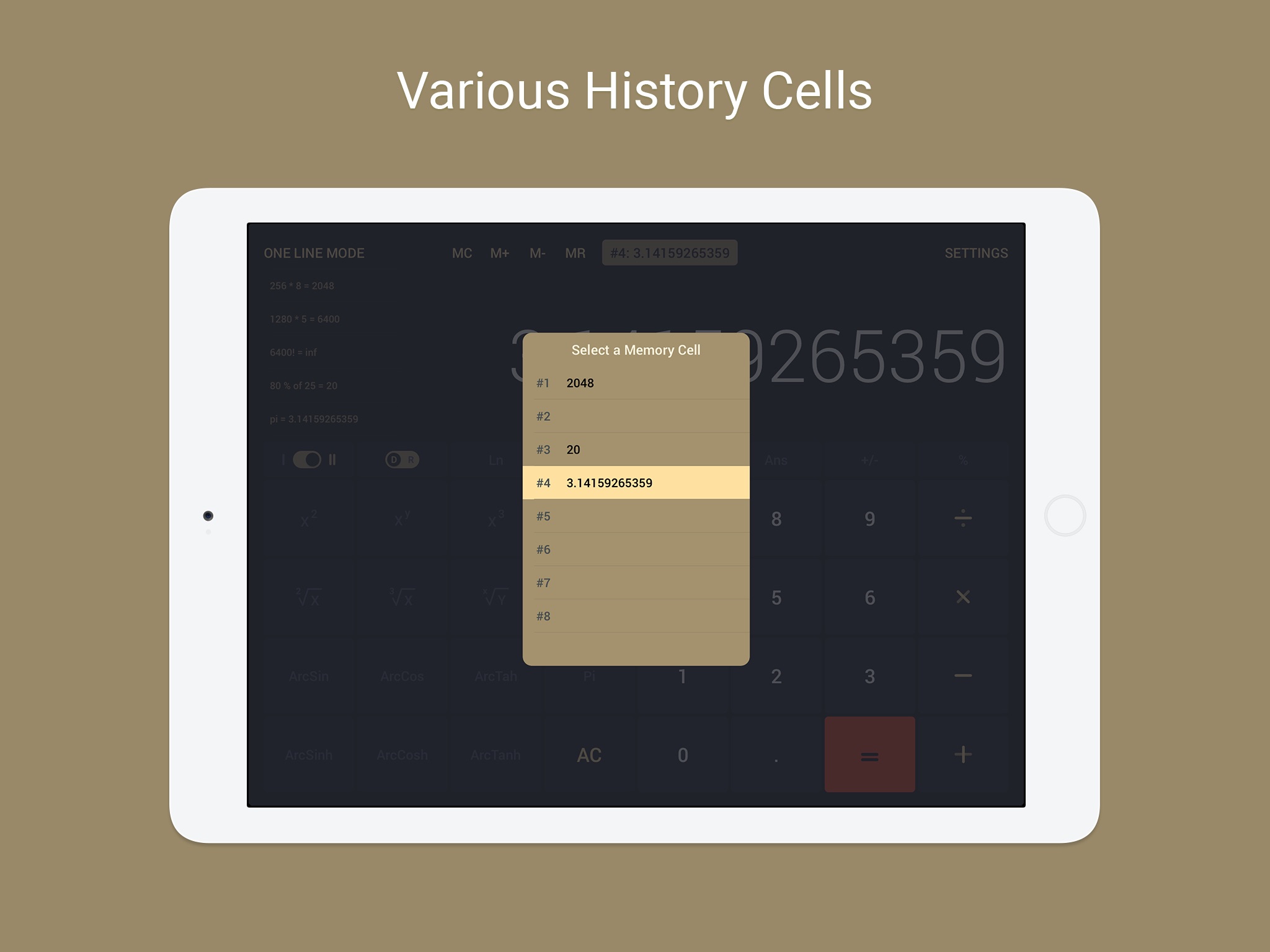 Calcly: Free Universal Calculator for iPad screenshot 3