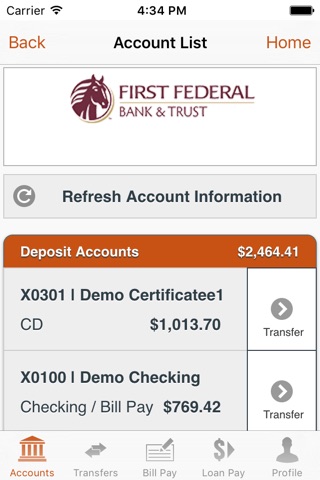 First Federal Bank & Trust screenshot 2