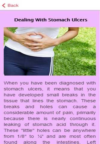 Symptoms Of A Stomach Ulcer screenshot 3