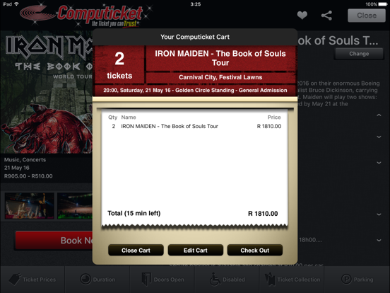 Computicket iPad screenshot 5