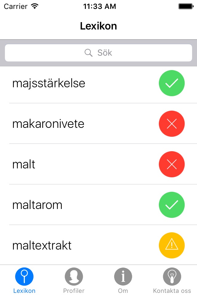 iPhone screenshot