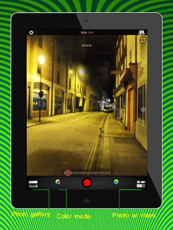 Night Vision Camera - True! HDR HD Real Green Binoculars Zoom with Private Folder Pro