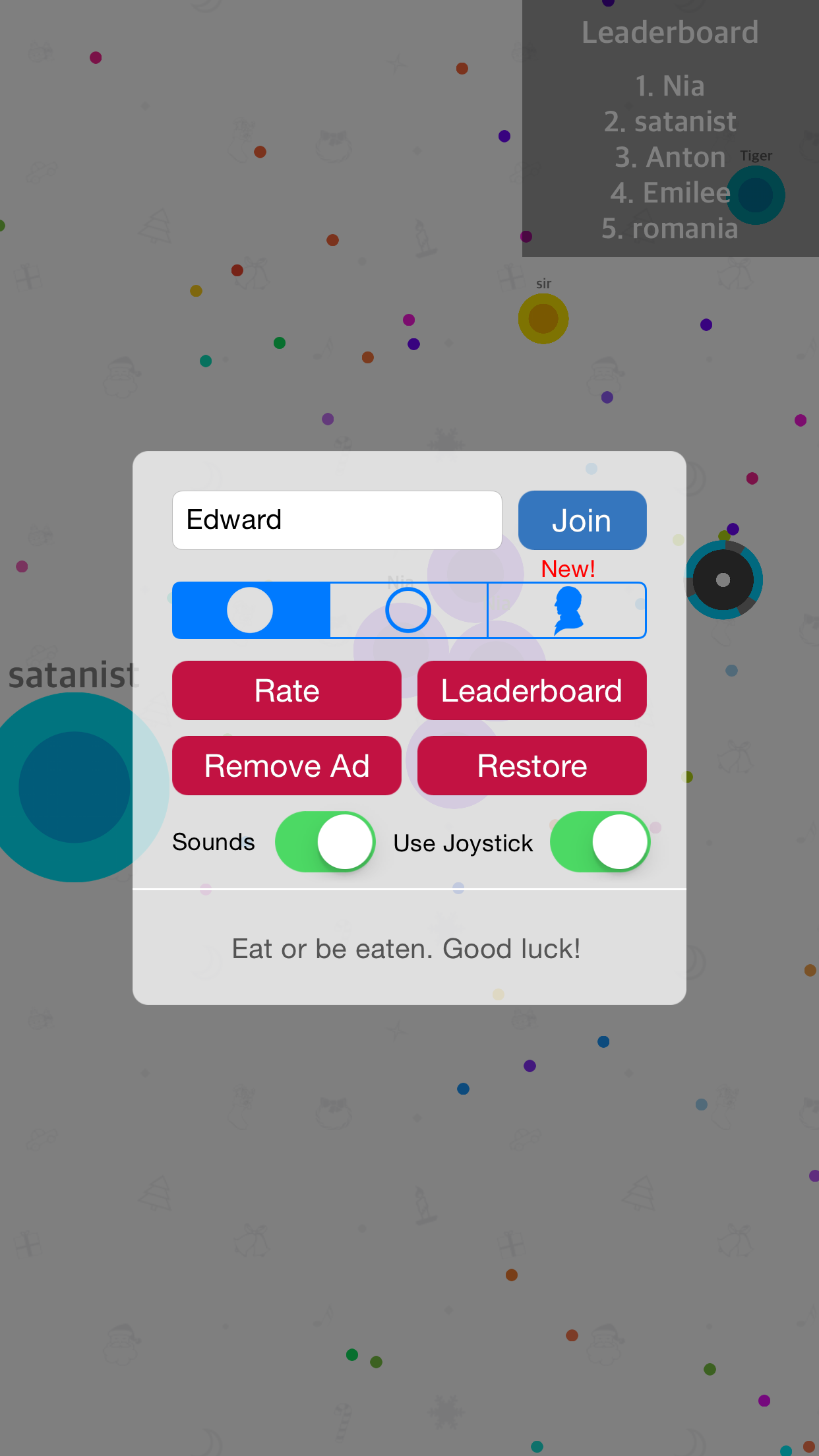 Cell.io Pocket: Eat or be eaten 2016 - hunter aerox of unchained (scramble in the cascade online game)