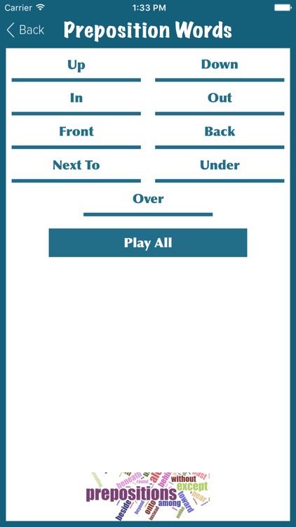Melodic Based Communication Therapy - Prepositions