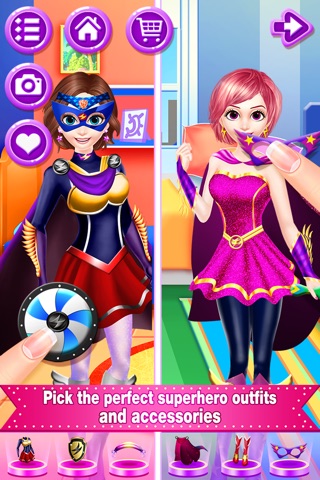 Superhero Girls Salon: Beauty Power -  Spa, Makeup & Kids Makeover Game for Free screenshot 4
