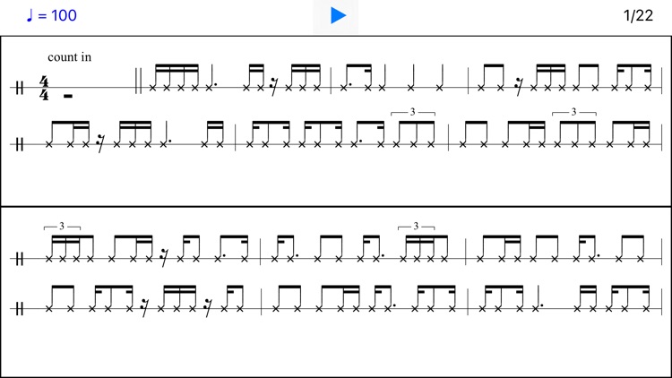 Snare Drill - Sight-Reading Exercises for Drummer screenshot-3