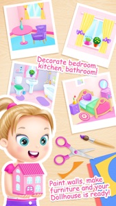 Doll House Cleanup & Decoration - Bedroom, Kitchen & Bath Designer screenshot #4 for iPhone