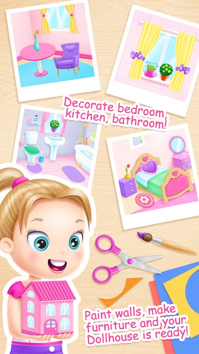 How to cancel & delete Doll House Cleanup & Decoration - Bedroom, Kitchen & Bath Designer from iphone & ipad 4