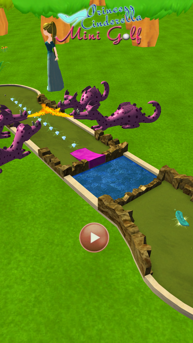 Princess Cinderella Mini Golf official gameplay screenshot 5