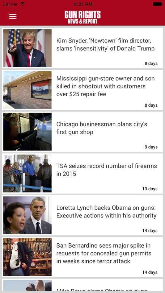 #3. Gun Rights News & Report (iOS) By: The Washington Times