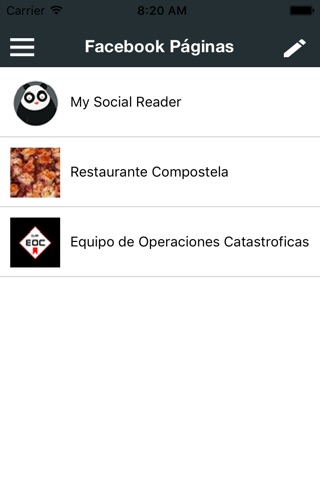 My Social Reader screenshot 2